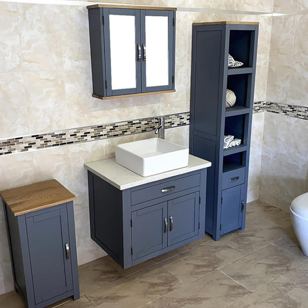 August Grove Braintree 751mm Wall Mounted Bathroom Vanity with